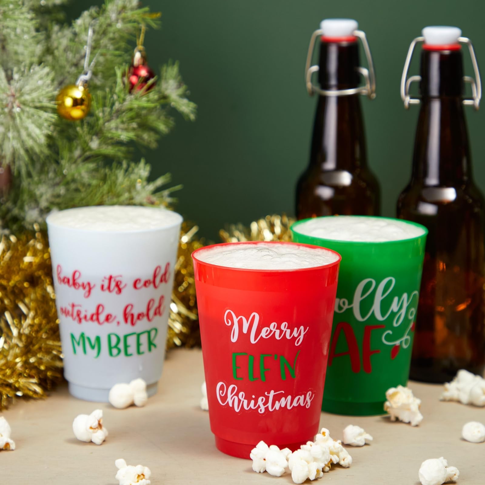 Plastic Christmas Cups