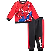 Marvel Spider-Man Boys 2 Piece Sweatshirt and Pants Set for Toddlers and Big Kids