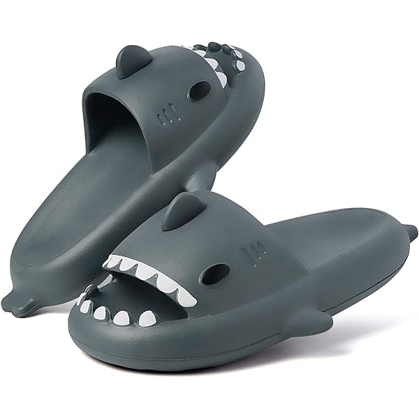 【chuclla】Shark-sole studs volume sandal Amazon.com | XPKWS Shark Slides for Women and Men Unisex