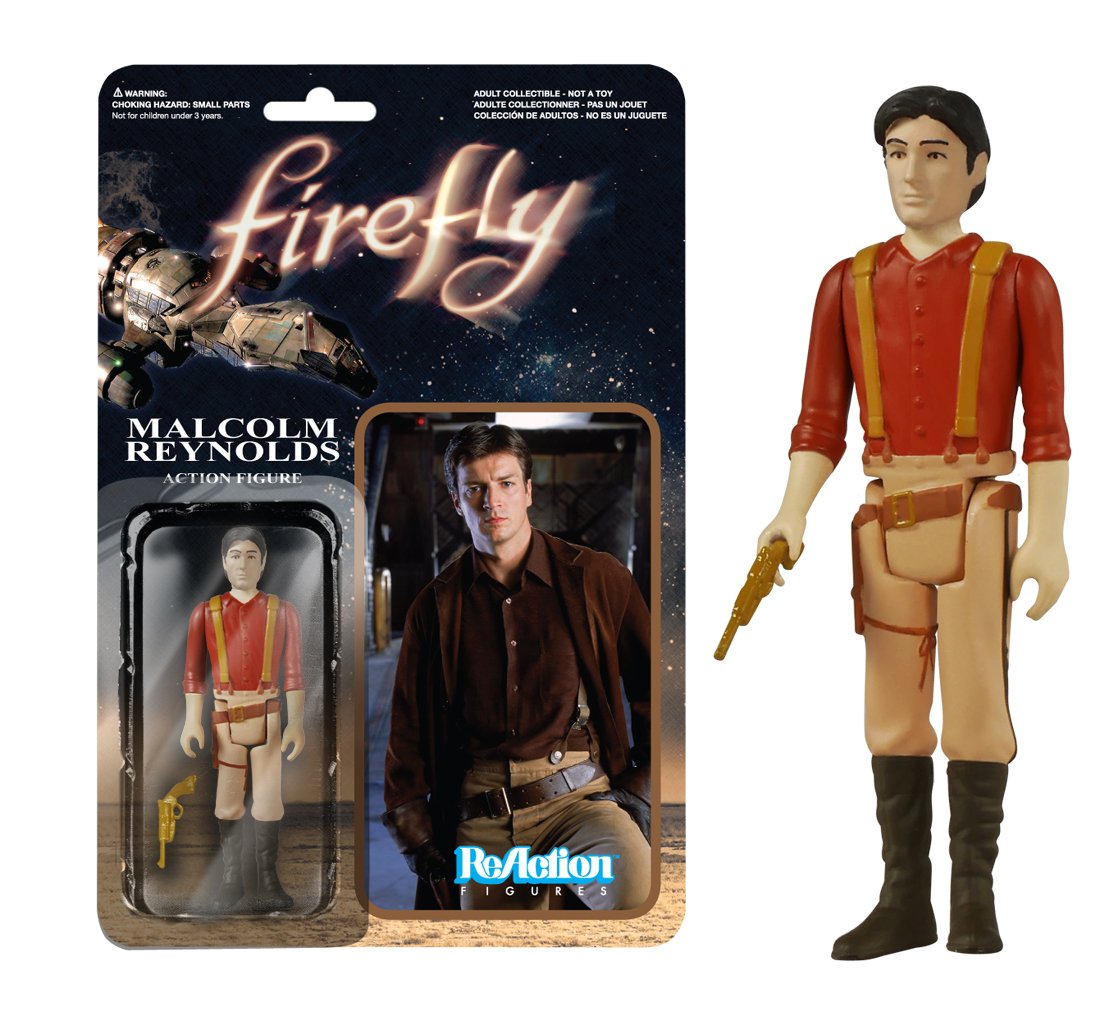 Malcolm Reynolds (Firefly) Funko ReAction Figure 3 3/4 Inch