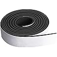 Neoprene Foam Strip Roll by Dualplex, 2" Wide x 10' Long x 1/16" Thick, Weather Seal High Density Stripping with Adhesive Backing – Weather Strip Roll Insulation Foam Strips