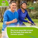 Lindens Zinc Citrate 50mg - 100 Vegan Tablets for Immune & Skin Health view 3