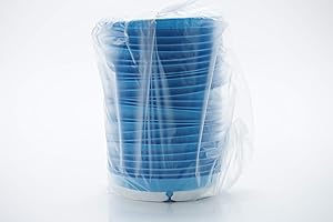 MEDEGEN MEDICAL PRODUCTS Medegen Medical 3933 Single Use Emesis Bag, Blue/White/Transparent, 1000cc Capacity, Pack of 100