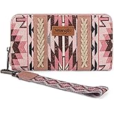 Wrangler Wallet Wristlet Aztec Clutch Long Purse Boho Credit Card Holder Wallet