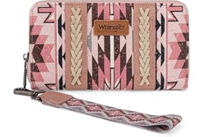MONTANA WEST Wrangler Wallet Wristlet Aztec Clutch Long Purse Boho Credit Card Holder Wallet