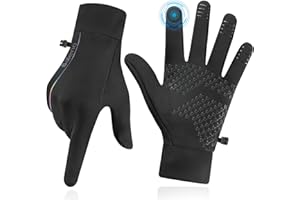Running Gloves Winter Thermal Gloves Touchscreen Driving Gloves Lightweight Cold Weather Gloves For Men and Women…