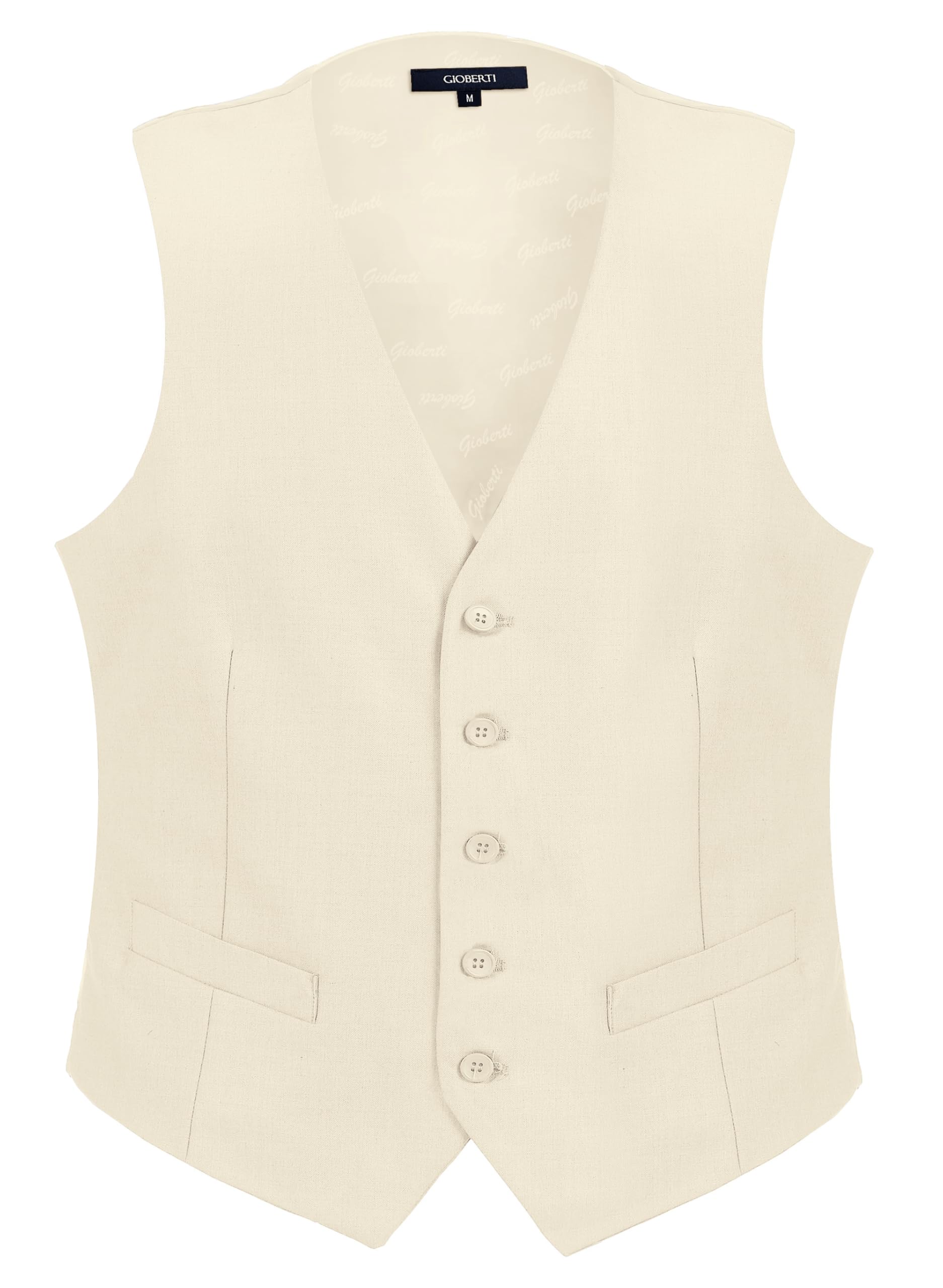 Gioberti Men's Formal Suit Vest Fit for Business or