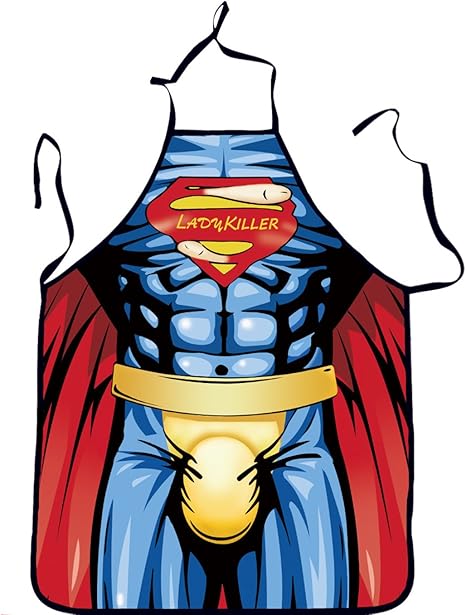 Scherzi Regali Di Natale.Shukqueen Grembiule Da Cucina Divertente Per Camerieri Cuochi Cucina E Grigliate Per Regali Di Natale Feste E Scherzi Lady Killer Amazon It Casa E Cucina