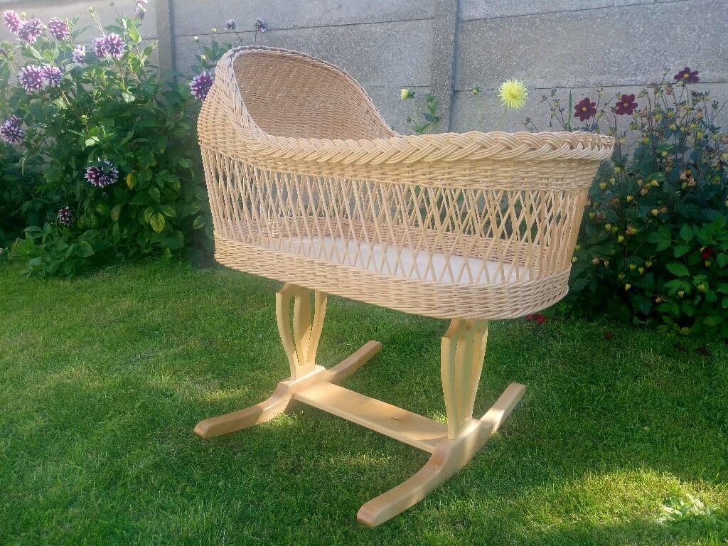 wicker bassinet amazon