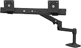 Ergotron LX Dual Direct Monitor Arm VESA Desk Mount for 2 Monitors up to 25 in view 2