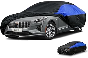 GUNHYI Cadillac Car Cover Custom Fit Cadillac CTS (2003-2014) Waterproof All Weather, Lightweight Full Car Cover Outdoor Sun UV Rain Dust Snow Wind Protection.