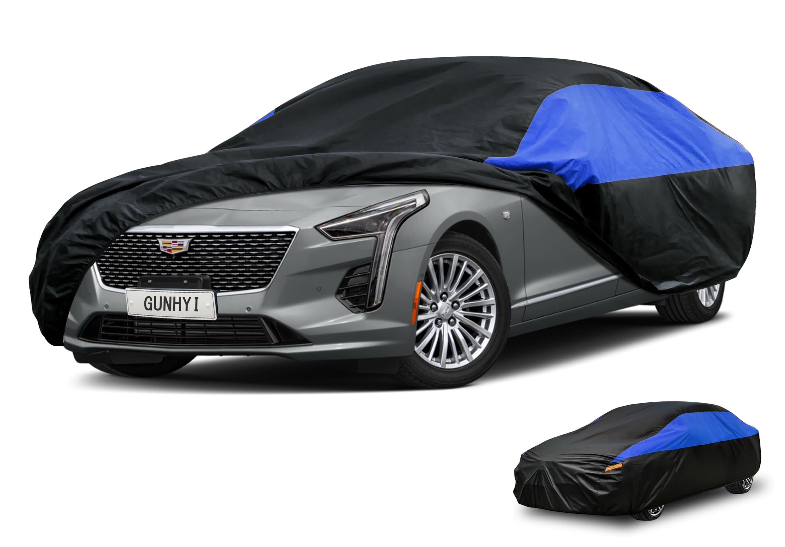 Photo 1 of GUNHYI Cadillac Car Cover Custom Fit Cadillac CTS (2003-2014) Waterproof All Weather, Lightweight Full Car Cover Outdoor Sun UV Rain Dust Snow Wind Protection.