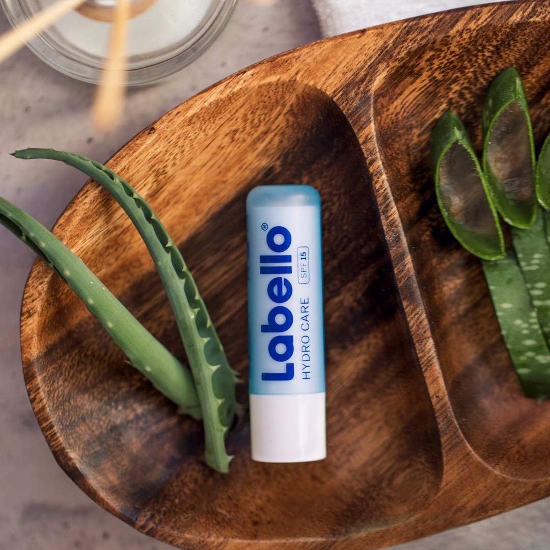 Labello Hydro Care Lip Balm without Mineral Oils for Dry Lips, SPF 15