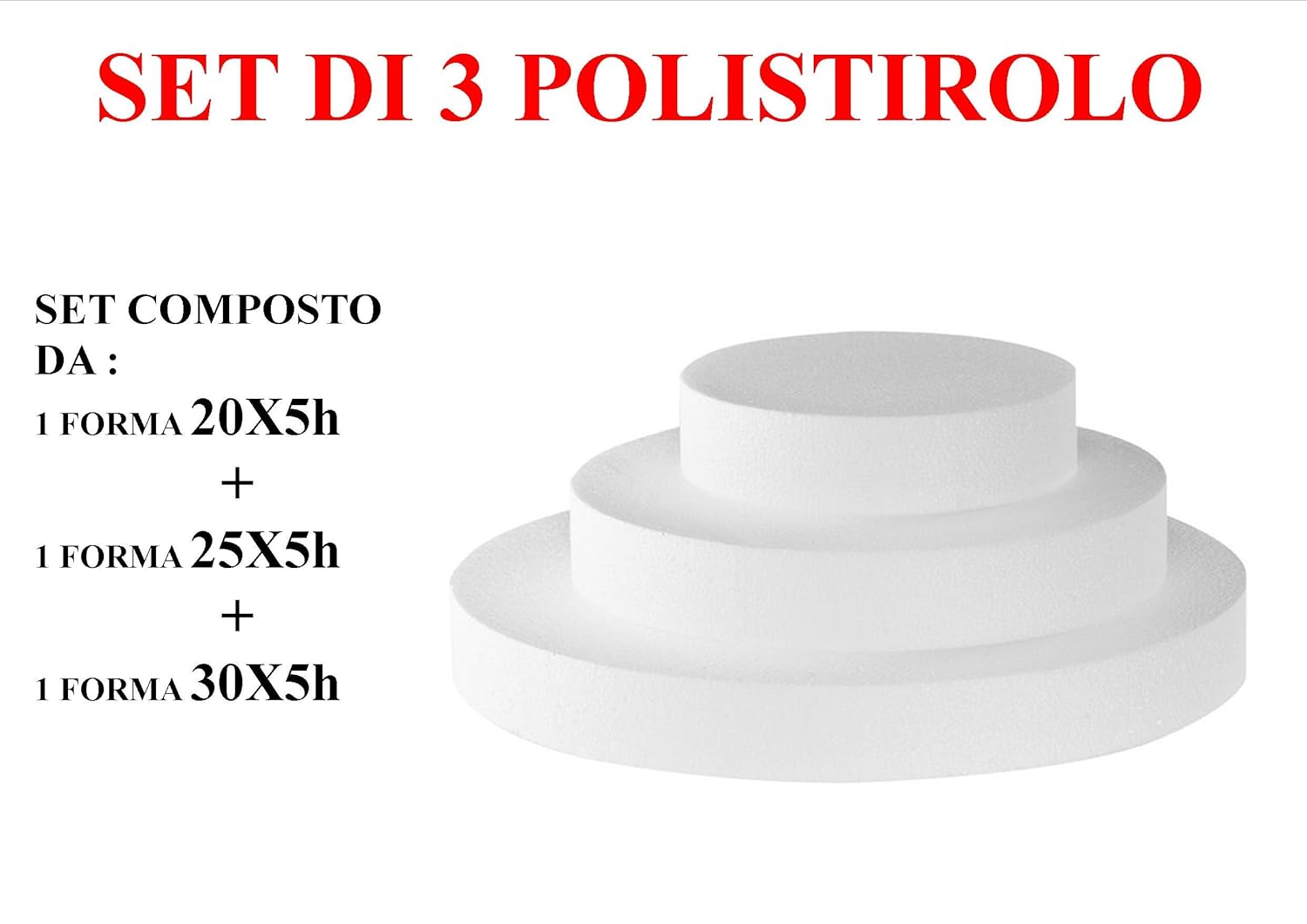 Dischi in polistirolo, Oggetti da decorare - Mondo Fai da Te