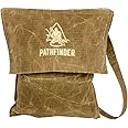 The Pathfinder School Durable Ripstop Waxed Canvas Bag - Haversack - Bushcraft Gear - Single Strap Hiking Pack Gathering Satchel - Pathfinder Survival Bushcraft Bag - 15" x 12"