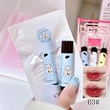 Domality Milk Flavor Lip Balm Set 3Pcs Orange Pink Transparent Hydrating view 3