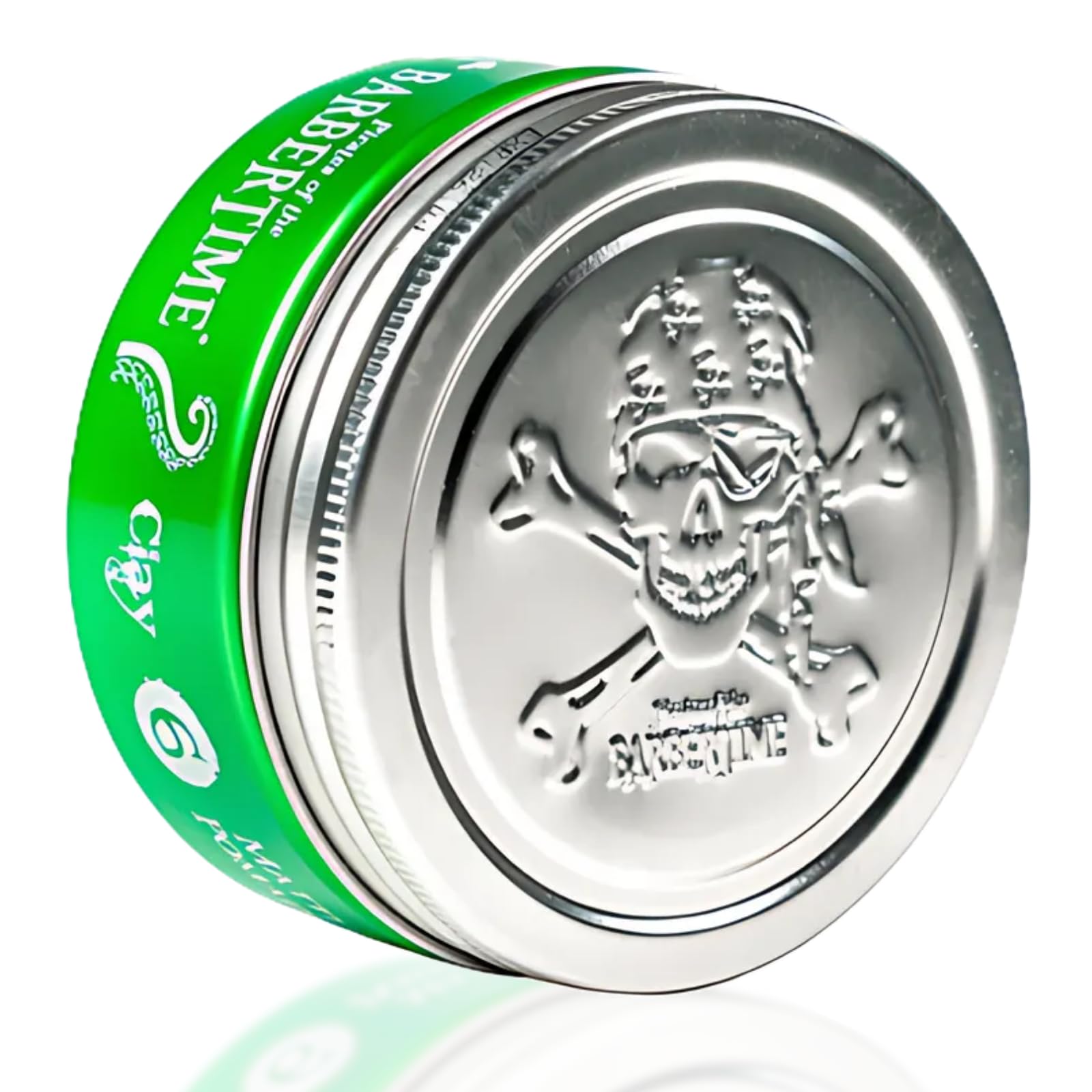 BARBERTIME Hair Styling Matte Wax | No6 Matte Clay Pomade | Natural Look Strong Hold 150 ml