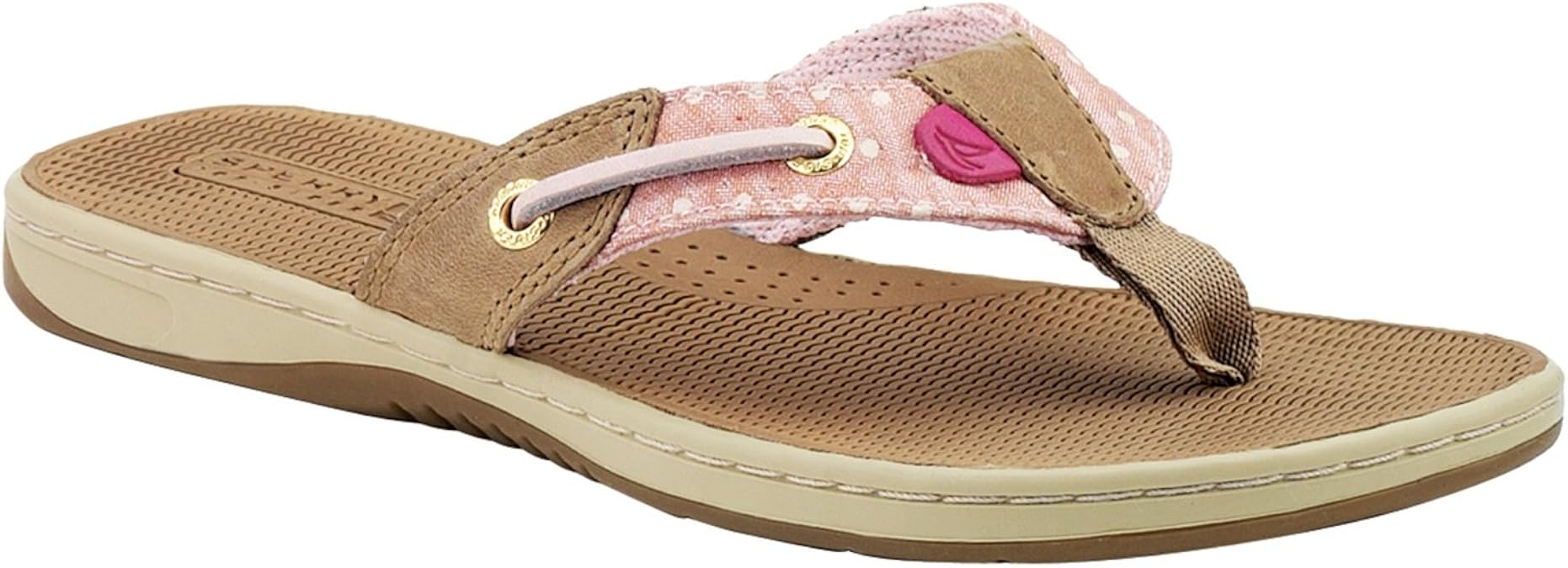 sperry women's seafish flip flops