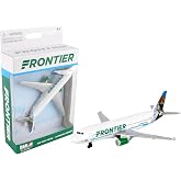 Daron Toy Airplane &ndash; Frontier Airlines &ndash; Die-Cast Metal Model Airplane Toy with Plastic Parts for Kids Ages 3+