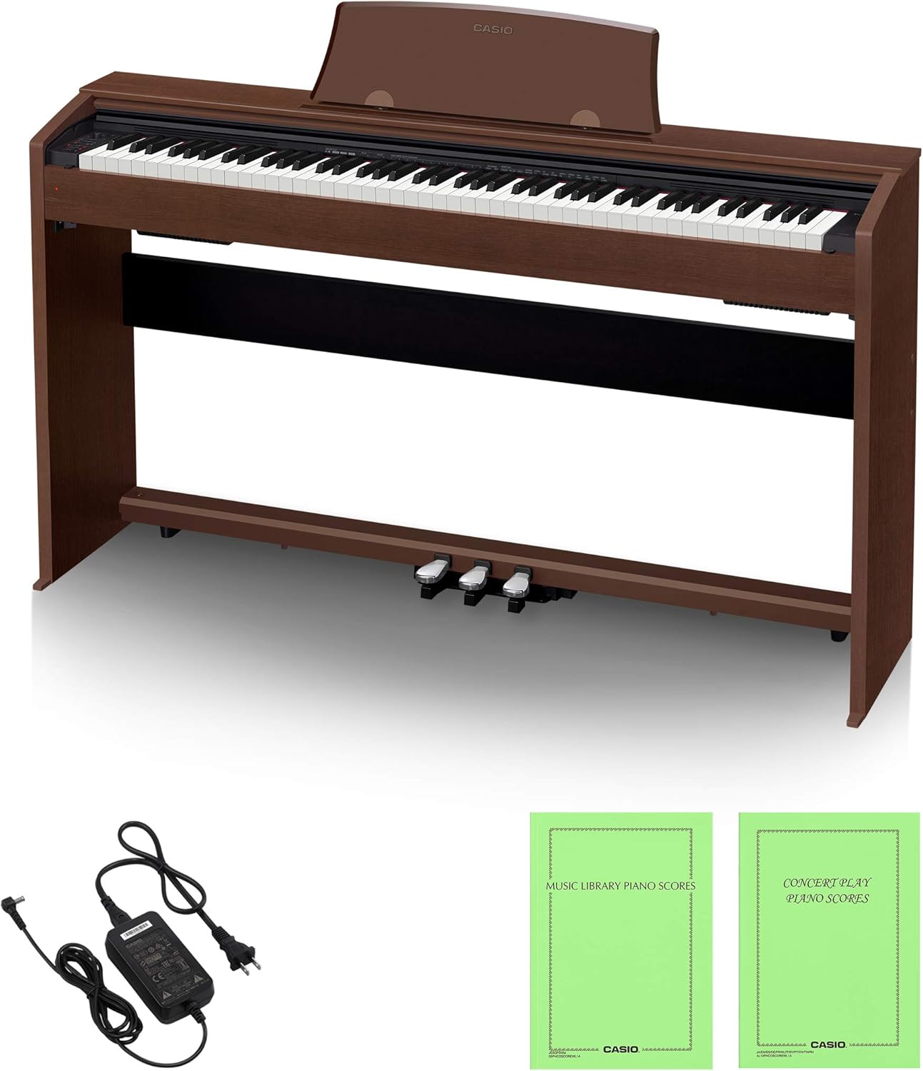 Amazon Casio カシオ 鍵盤 電子ピアノ Privia Px 770bn オークウッド調 楽器 音響機器 楽器