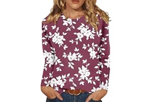 LPIGOH Long Sleeve Shirts for Women Dressy Casual Crew Neck Tops Fall Fashion 2024 Plain Fitted Basic Tee Tunic Tops Blouse