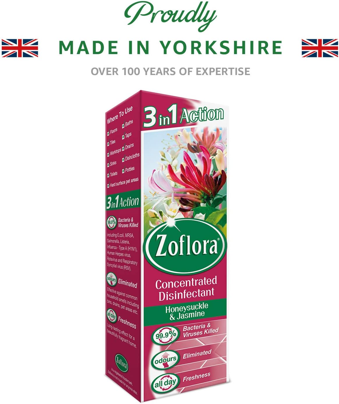 Zoflora Multi-Purpose Concentrated Antibacterial Disinfectant, Multi ...