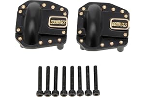 MEUS Racing AR45 70g Diff Cover Differential Covers for for Axial SCX10 PRO SCX10 III 1/10 RC Crawler Upgrades Parts, 2pcs