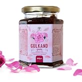 Vanalaya Natural Organic Gulkand Prepared Using Damask Rose Enhanced with Cardamon -300 Grams