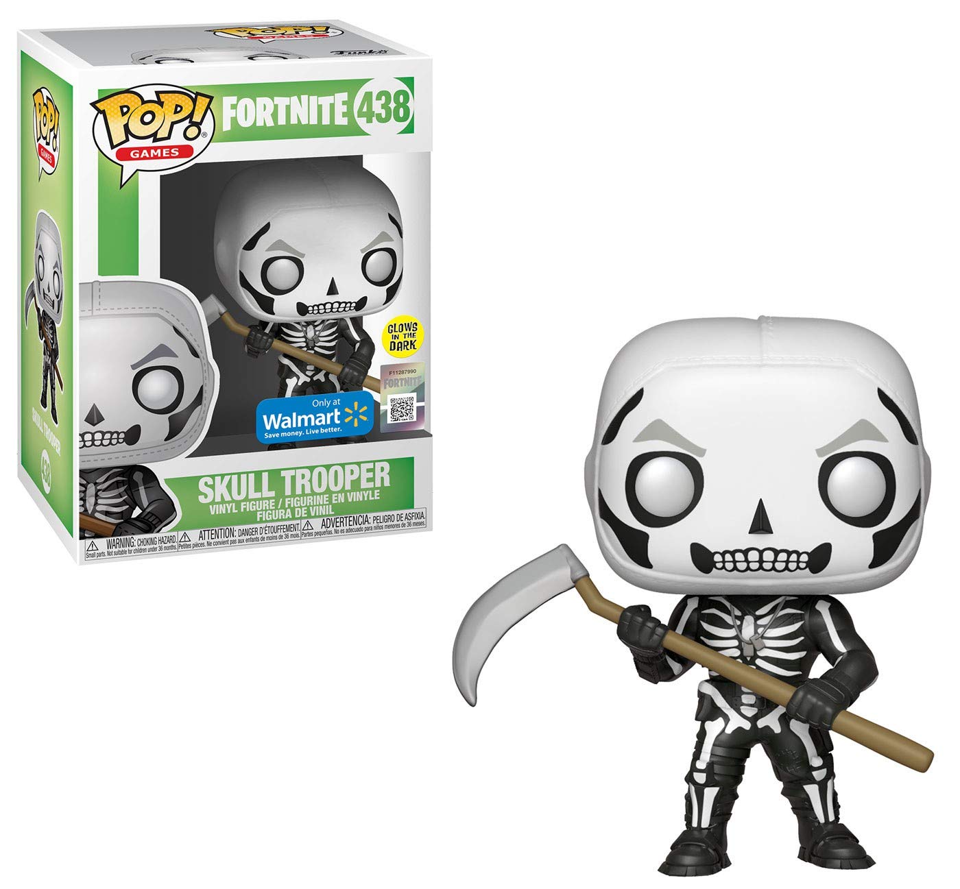 Funko 40945 POP! Vinyl: Fortnite: Skull Trooper Special Edition (Glow in the Dark)