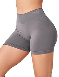 YEOREO Workout Scrunch Shorts Women 3.6" V Back Gym
