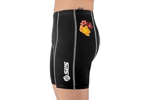 SLS3 Triathlon Shorts Women - Durable FRT Tri Shorts Women - Cute & Comfy Short Triathlon Femme - Padded, Slim Athletic Fit
