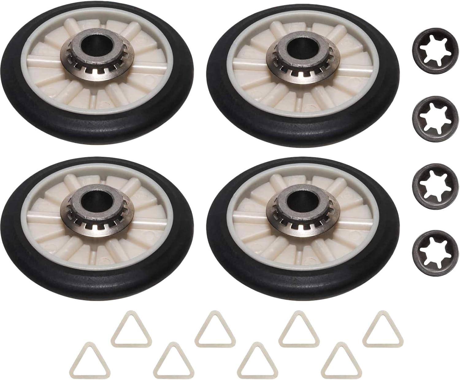 349241T (2Pack) Rear Drum Support Roller Kit for Whirlpool Dryers by