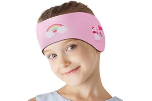 HeySplash Swimming Headband, Swimming Earplugs Ear Band Swimmer Ear Protection Kids Ear Plugs, Elastic Neoprene Ear Guard and Hair Guard for Kids & Toddlers, Keep Water Out and Hold Earplugs in