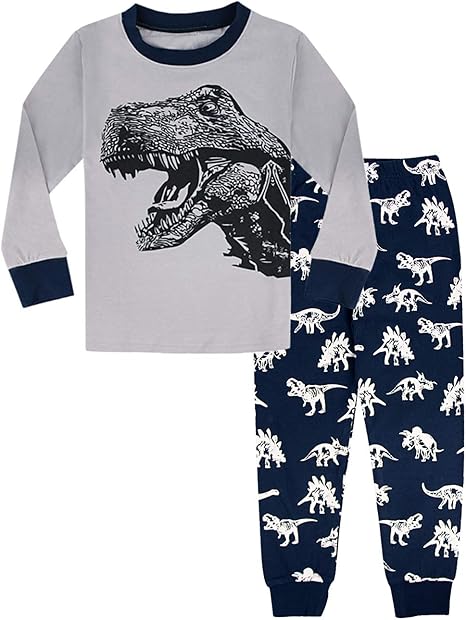 Comment Dit On Pyjama En Anglais MOMBEBE COSLAND Pyjama Dinosaure Garçons Enfant Hiver Ensembles (6 Ans