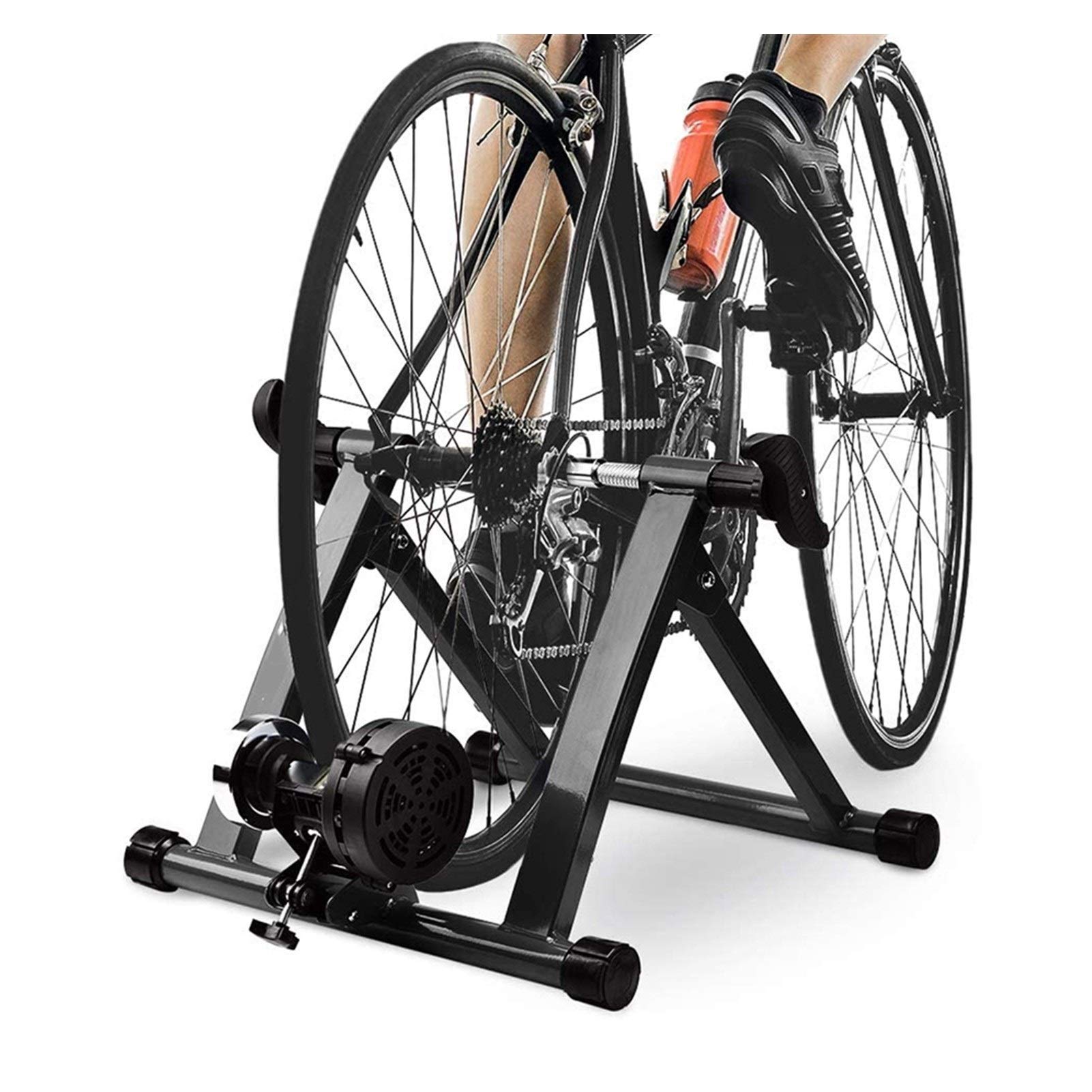 LQQSD Roller Trainer with Magnetic Brake Bicycle Racing Bike Bicycle Trainer Exercise Bike for Indoo