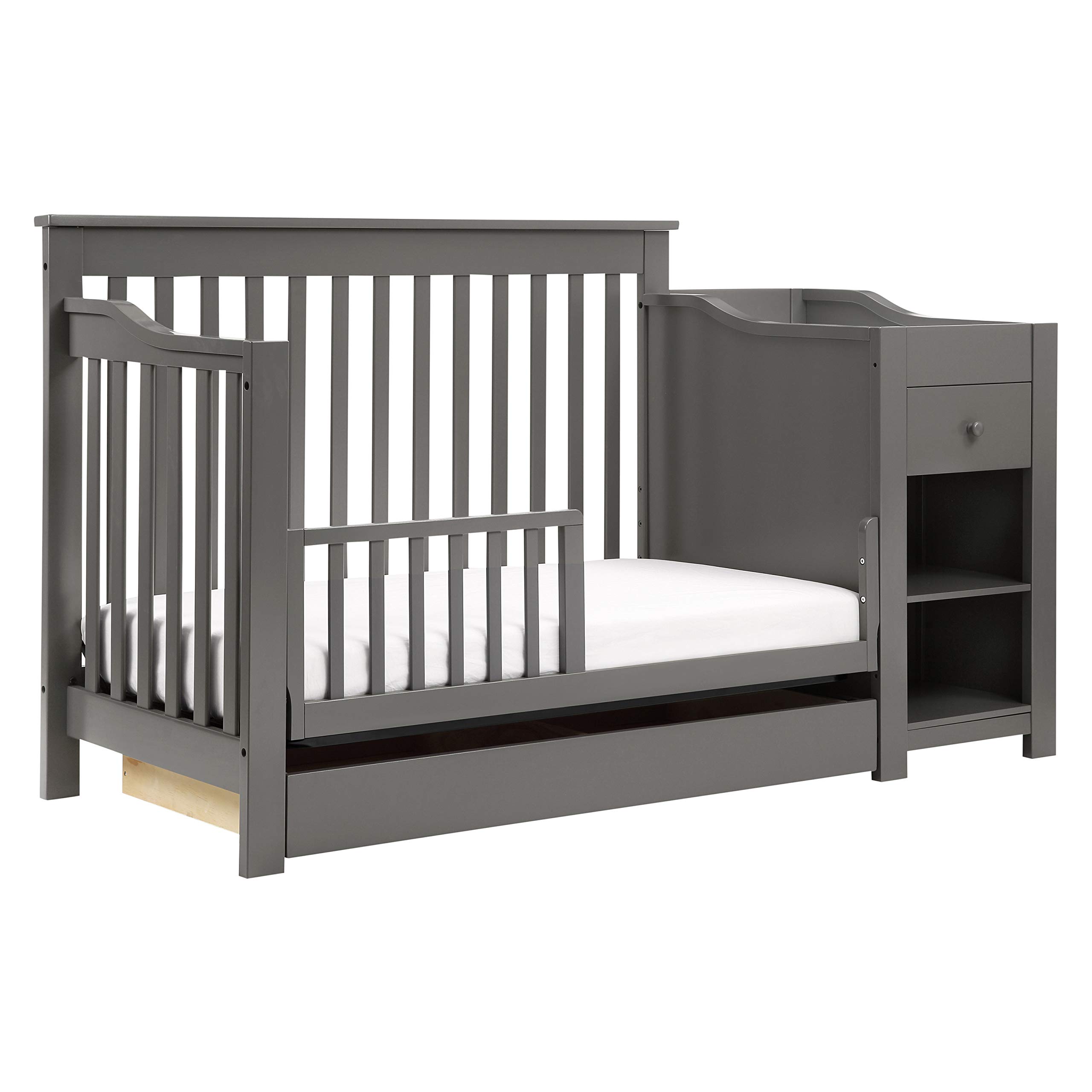 DaVinci Piedmont 4-in-1 Crib & Changer Combo, Slate