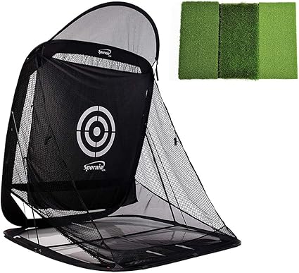 golf practice net and mat amazon