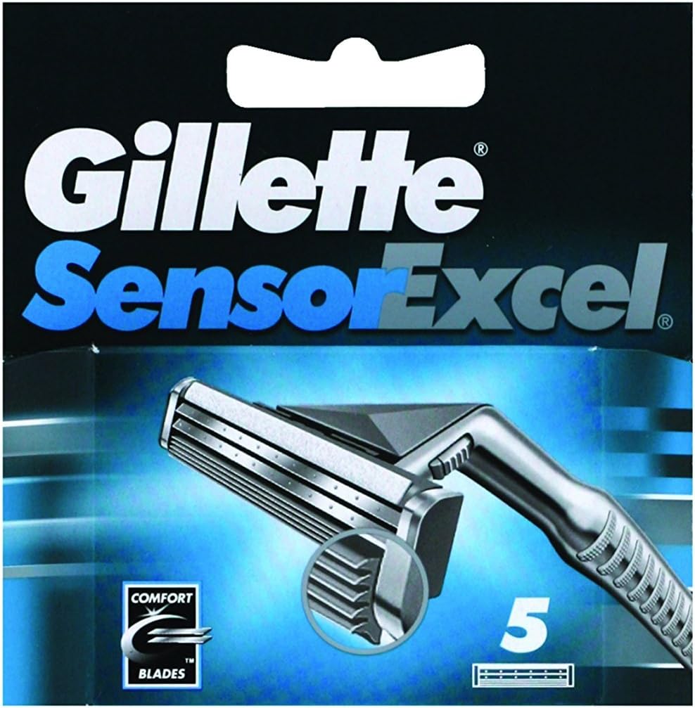 Buy Gillette Sensor Excel Men S Razor Blade Refills 5 Count Online At Low Prices In India Amazon In