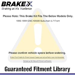 [Front] Brake X Replacement Brake Rotors Kit