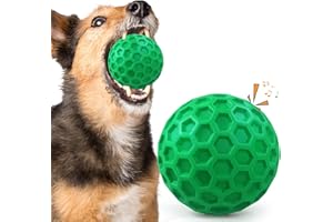 ZRIFAQESW Tough Dog Chew Toys for Aggressive Chewers, Indestructible Dog Balls for Aggressive Chewers, Squeaky Balls for Dogs, Squeaky Toys for Large Dogs, Funny Heavy Duty Ball