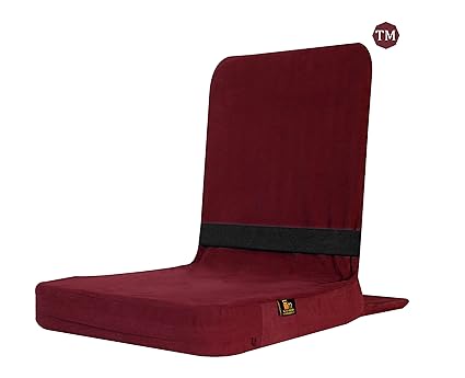 Friends of Meditation Back Jack Meditation Chair (Maroon)