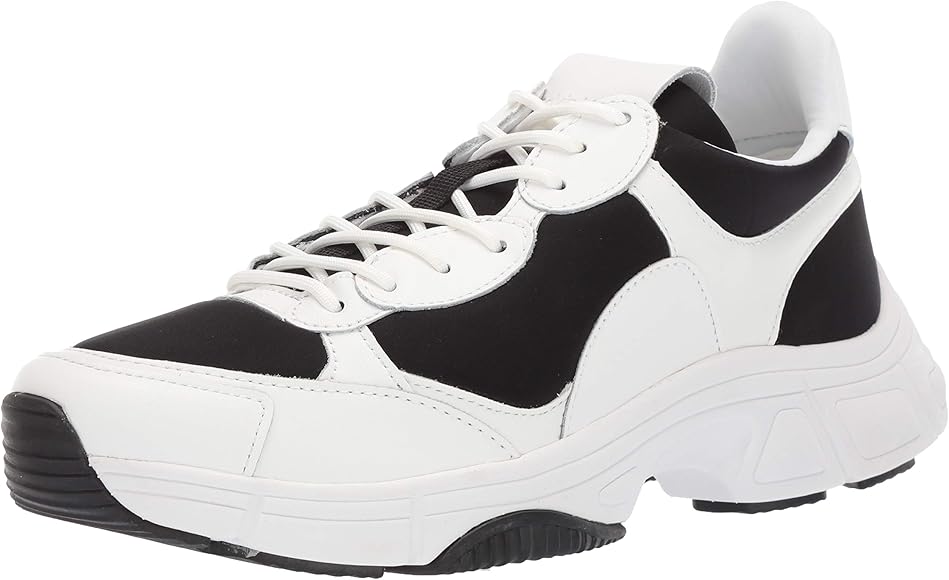 calvin klein sneakers black and white