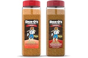 Dan-O's Seasoning Large 2 Bottle Combo | Spicy & Chipotle | 2 Pack (20 oz)