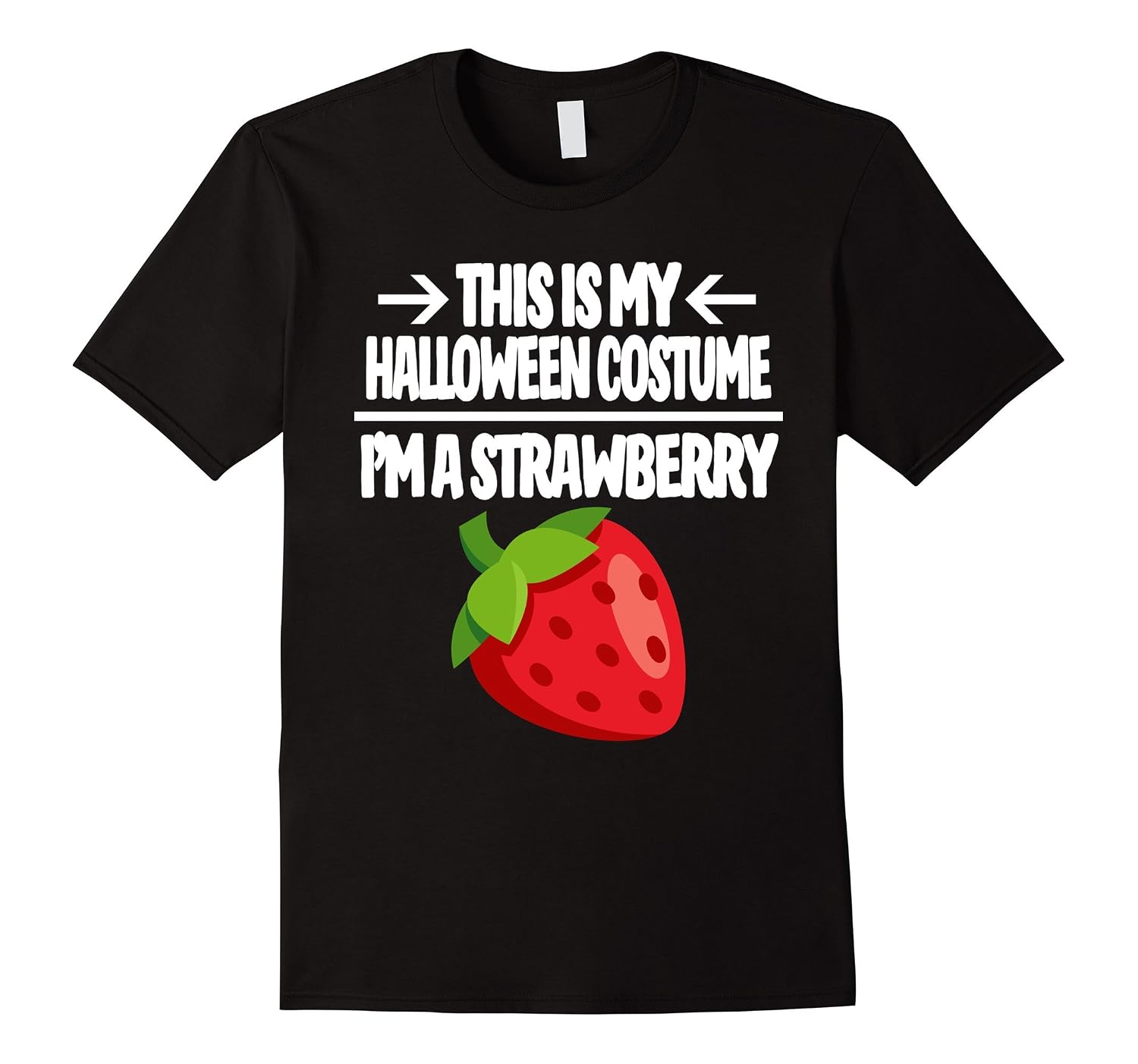 Strawberry Halloween Costume Shirt - Men Women Youth Sizes