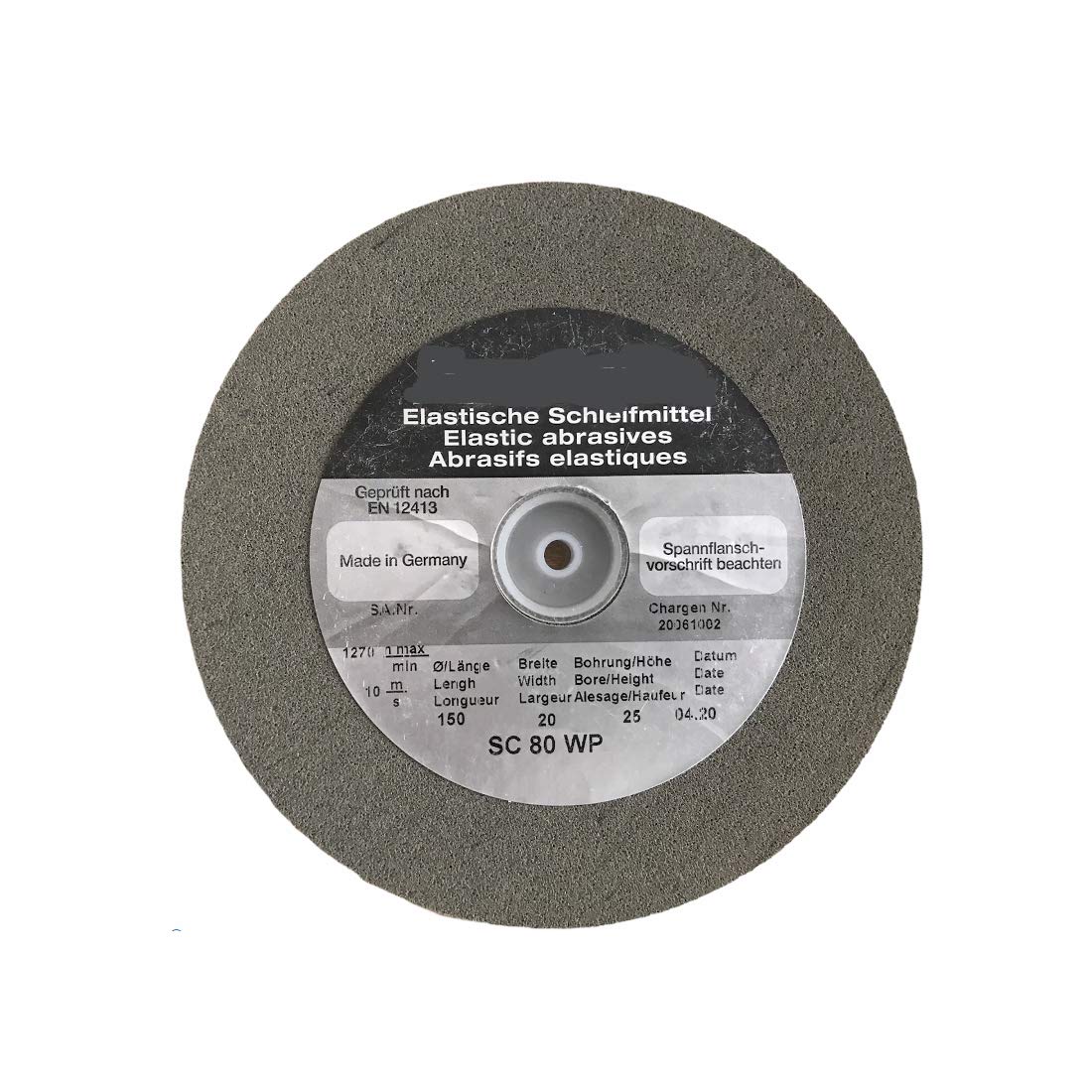Artifex Elastic Abrasive Grinding Wheel Silicon Carbide SC 80 WP