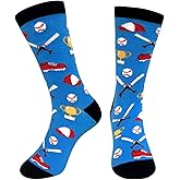 Queen Hero Softball Socks for Men and Women Novelty Funny Gifts for Softball Lovers Players and Coaches Crew Socks