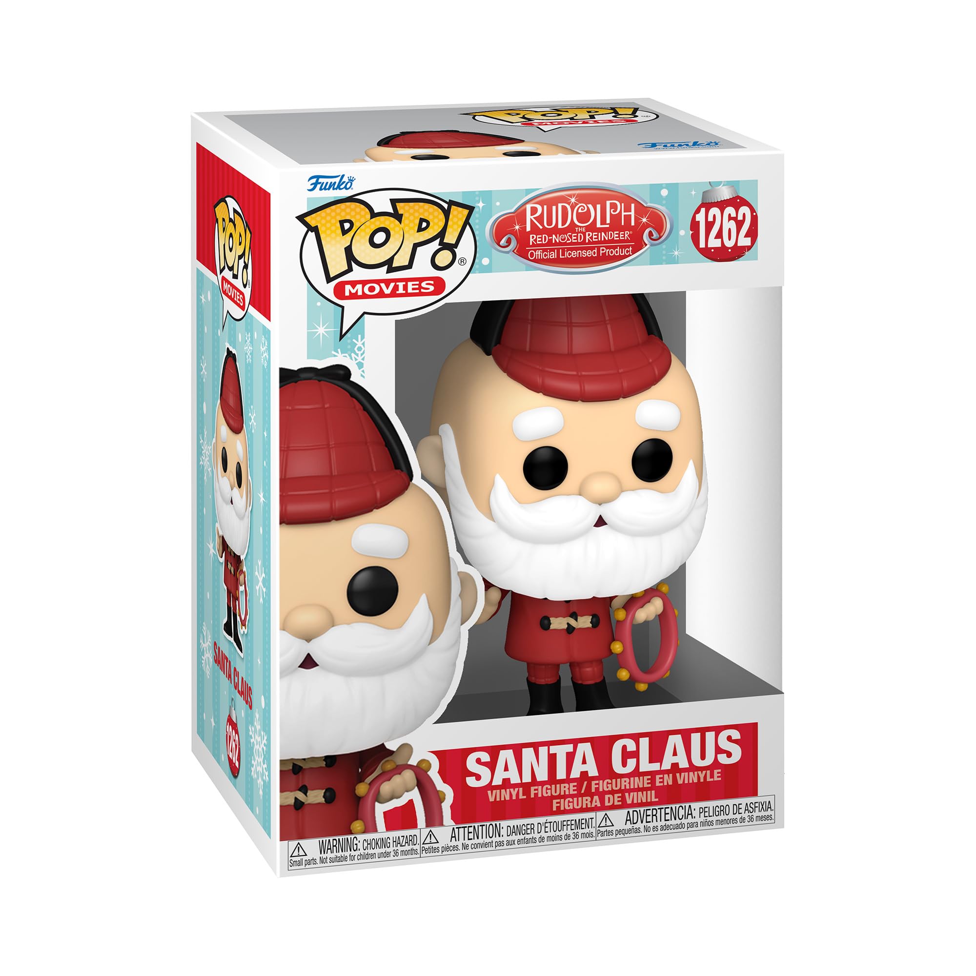 Funko POP! Movies: Rudolph - Santa Claus - (off Season) - Rudolph the Red-Nosed Reindeer - Collectable Vinyl Figure - Gift Idea - Official Merchandise - Toys for Kids & Adults - Movies Fans