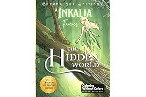 Inkalia Fairies The Hidden World: An Artistic Ink Tracing Book for Adults: 40 Fine Line Illustrations for Creative Relaxation