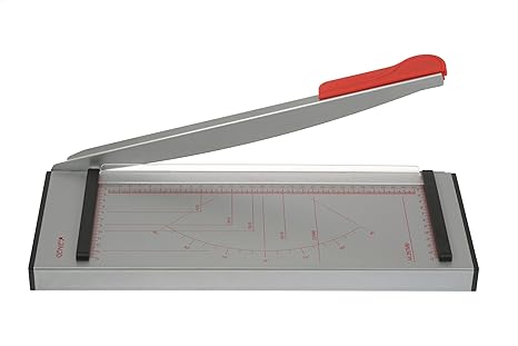 Genie GH 40 Papier-Hebelschneidegerät (geeignet für Formate bis zu DIN A4, 6 Blatt, hochwertige Metall-Arbeitsfläche grader) 