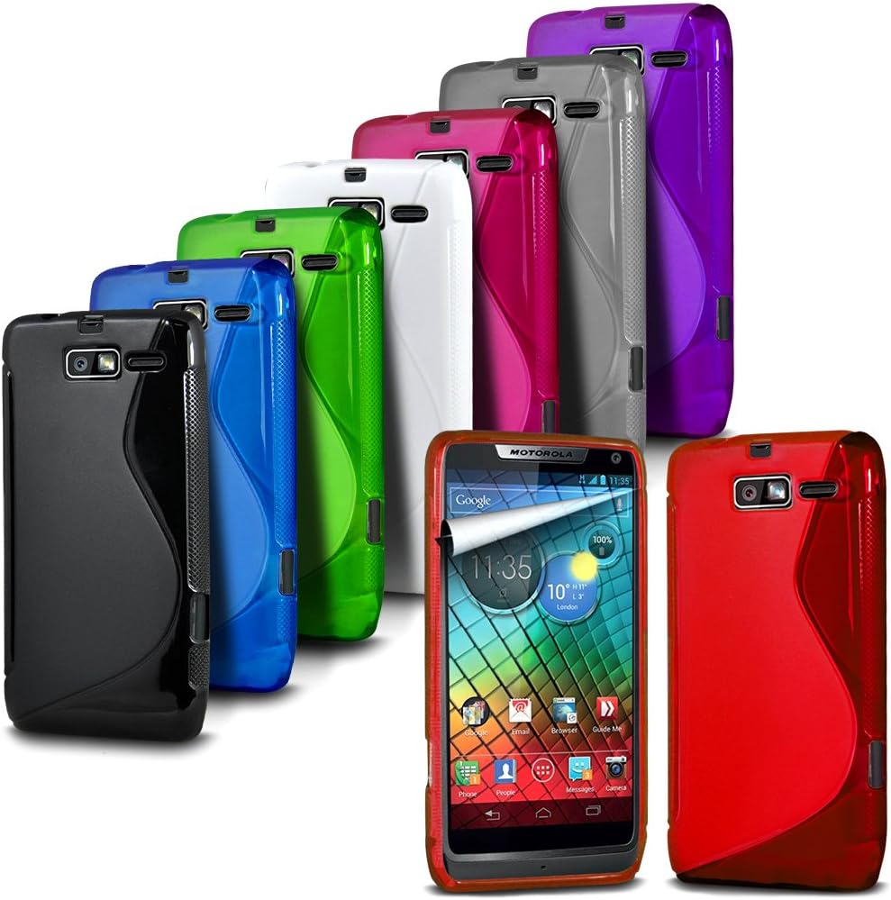 For LG Google Nexus 4 / E960 - S Line Wave Gel Silicone Rubber TPU Slim Skin Case Cover - BLACK